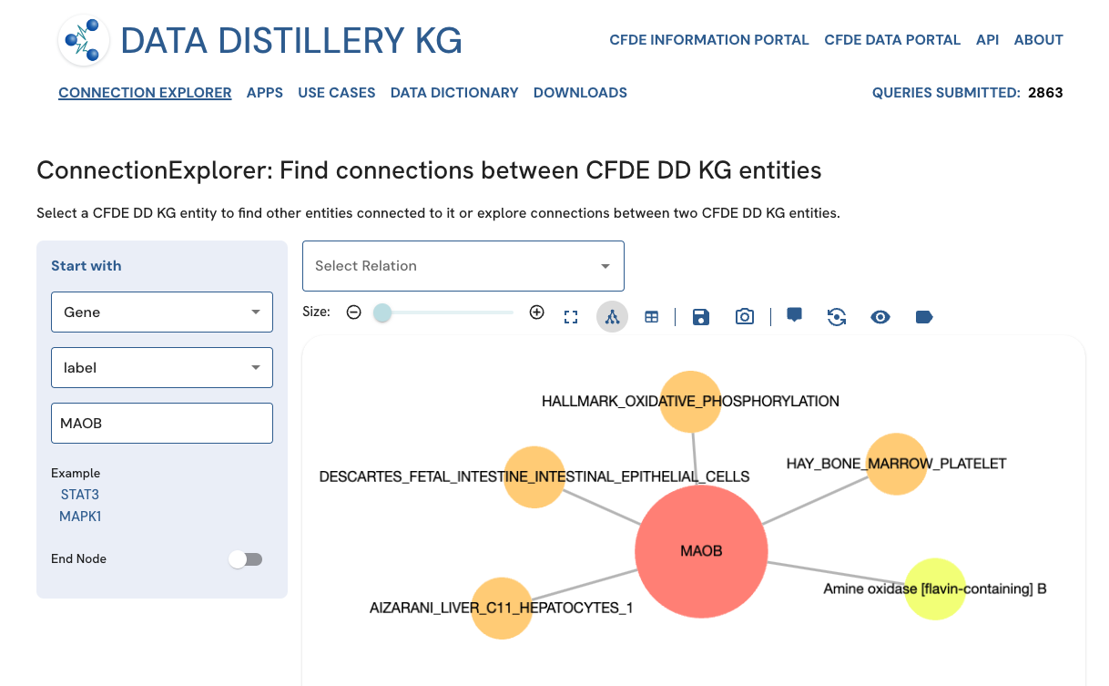 Data Distillery Knowledge Graph